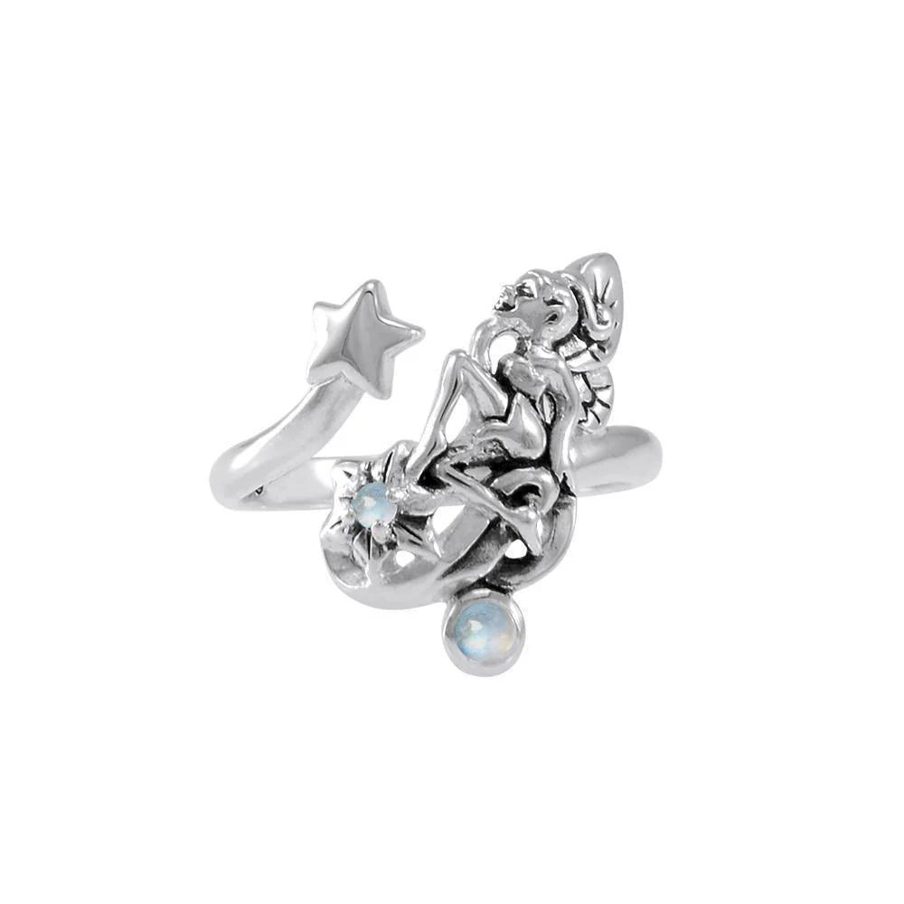 Add Magic to Your Jewelry Collection with the Fairy with Star Silver Ring