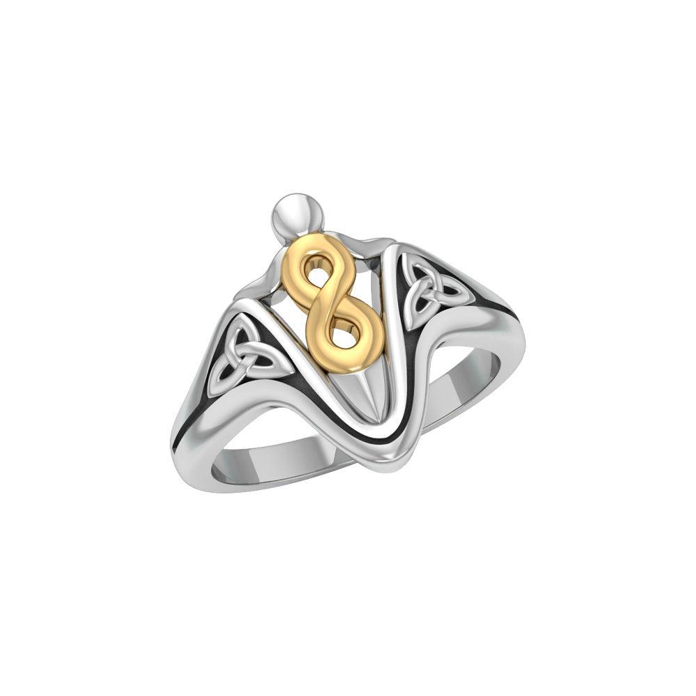 Infinity Angel Trinity Knot Ring MRI1256 - peterstone.dropshipping