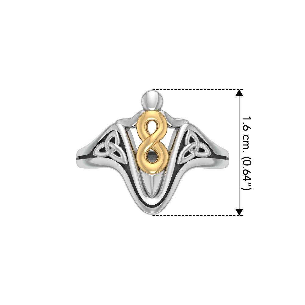 Infinity Angel Trinity Knot Ring MRI1256 - peterstone.dropshipping