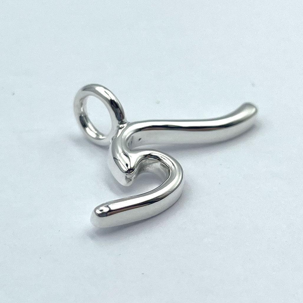 Sterling Silver Wave Charm - peterstone.dropshipping