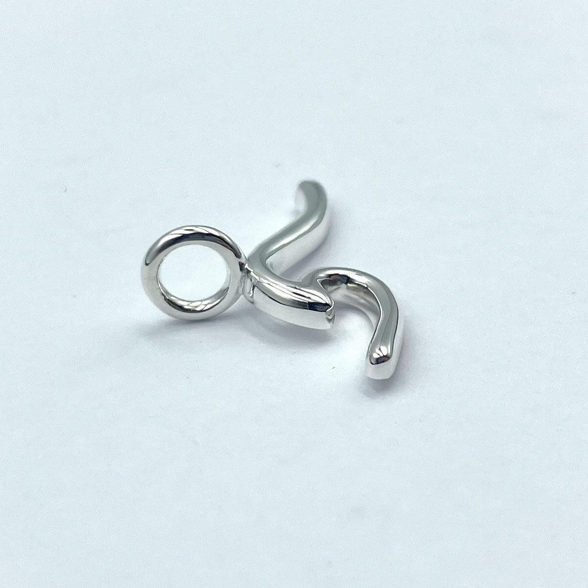 Sterling Silver Wave Charm - peterstone.dropshipping