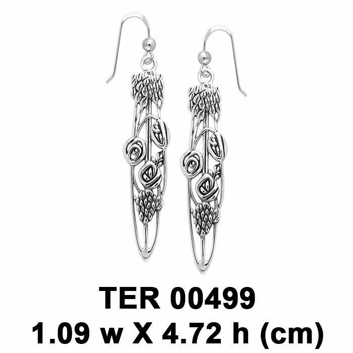 Art Nouveau Silver Earrings TER499