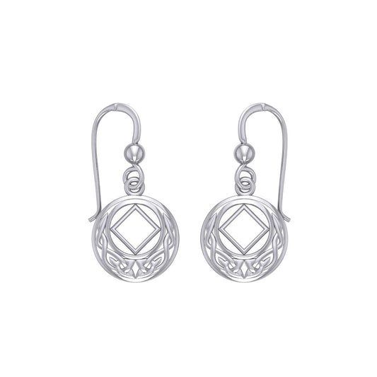 Celtic NA Recovery Sterling Silver Earrings TER1401