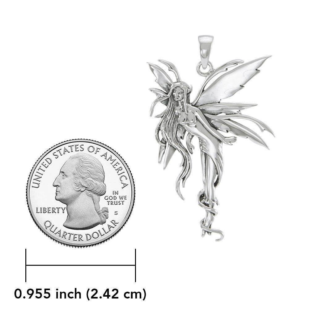 Firefly Fairy Silver Pendant with Chain and Earrings By Amy Brown SET058