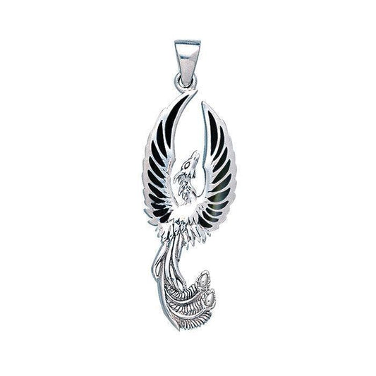 The Sacred Flame of the Mystical Flying Phoenix Pendant TP2838