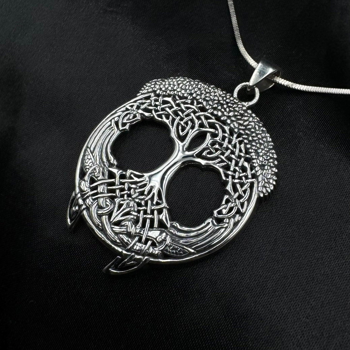 I am in awe of the Tree of Life ~ Sterling Silver Jewelry Pendant TP3472