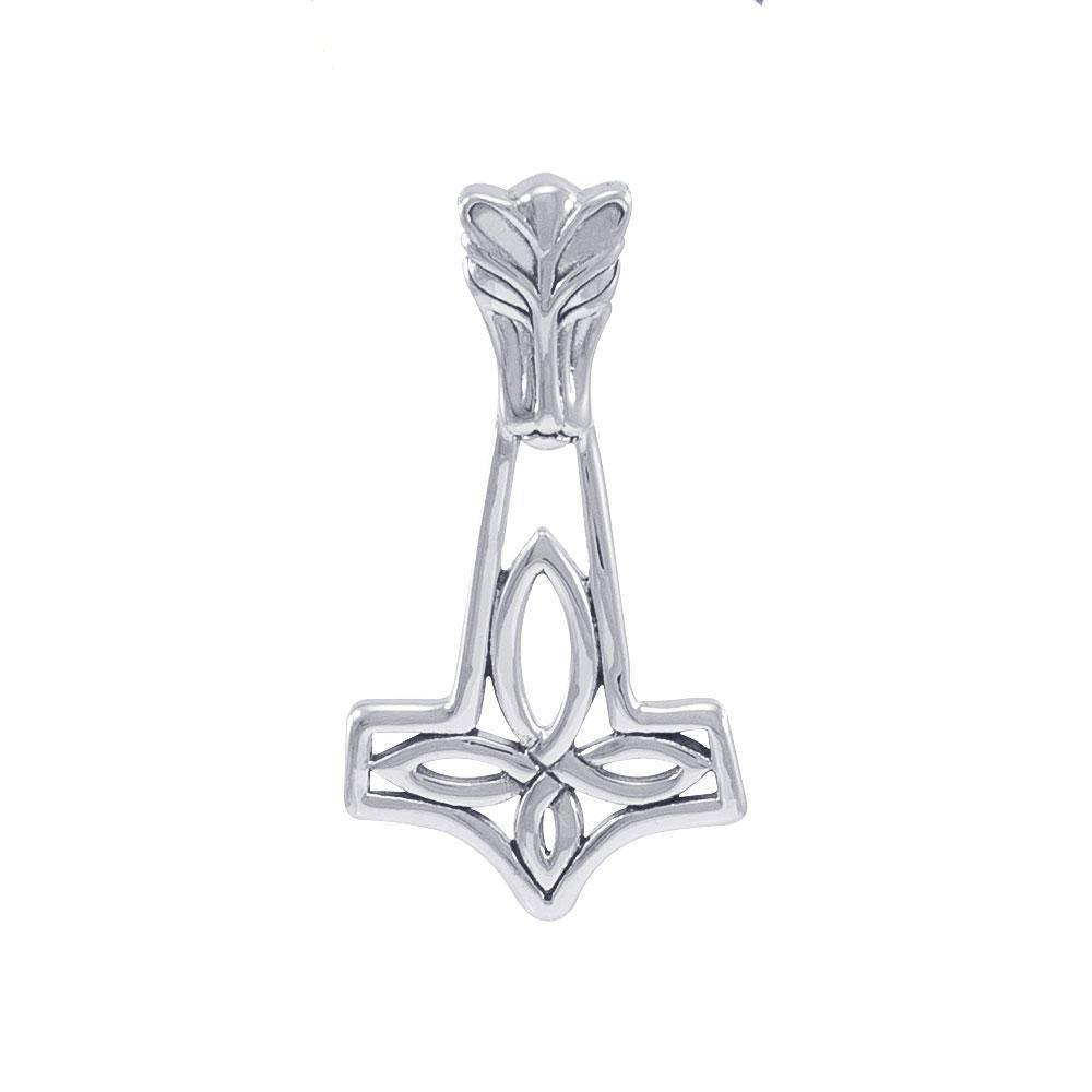 Thor Hammer, a powerful amulet ~ Sterling Silver Jewelry Pendant TPD1652 - peterstone.dropshipping