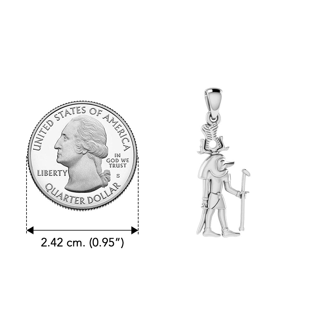 Sobek Egyptian Silver Pendant TPD2844