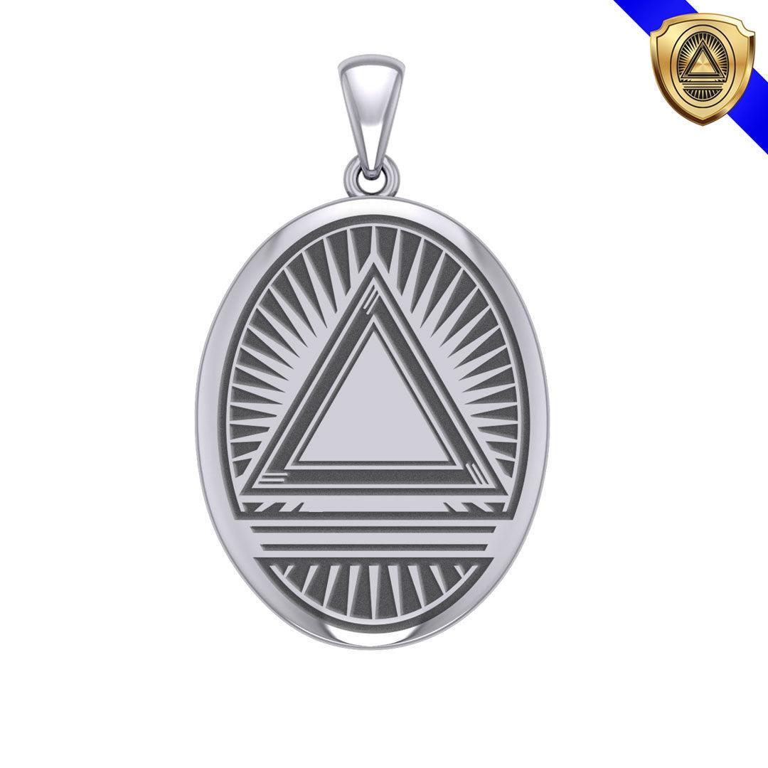 System Energy Symbol Silver Large Pendant TPD3317 - peterstone.dropshipping