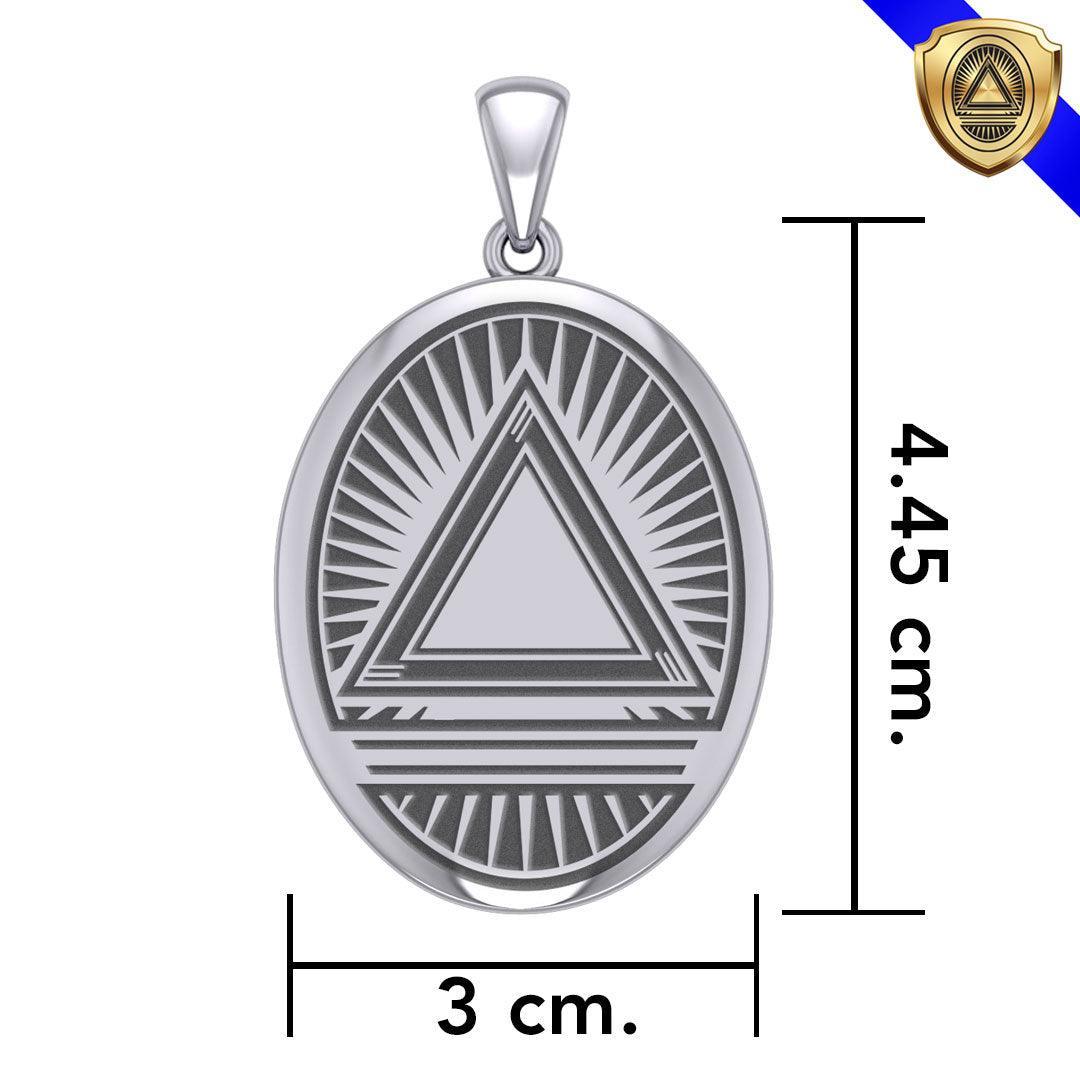 System Energy Symbol Silver Large Pendant TPD3317 - peterstone.dropshipping