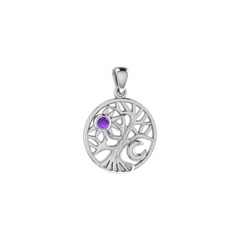 A beautiful surprise in the Tree of Life ~ Sterling Silver Pendant TPD4292