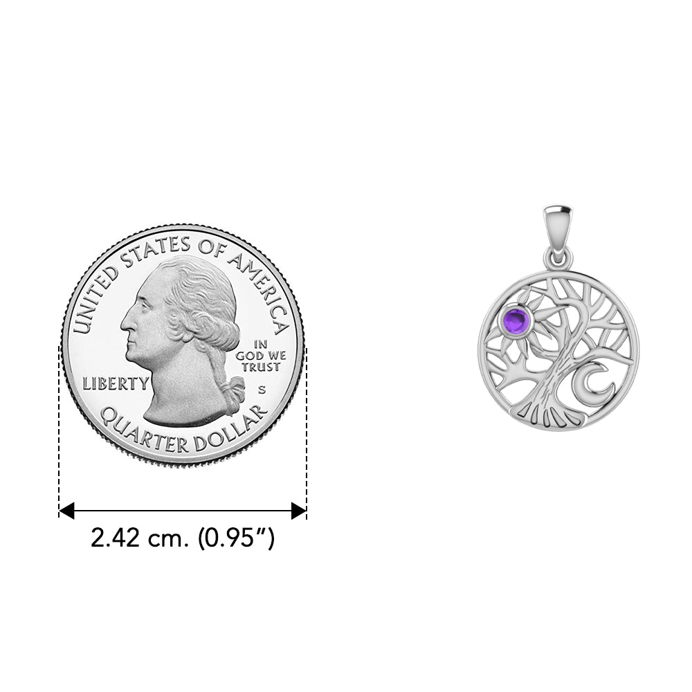 A beautiful surprise in the Tree of Life ~ Sterling Silver Pendant TPD4292