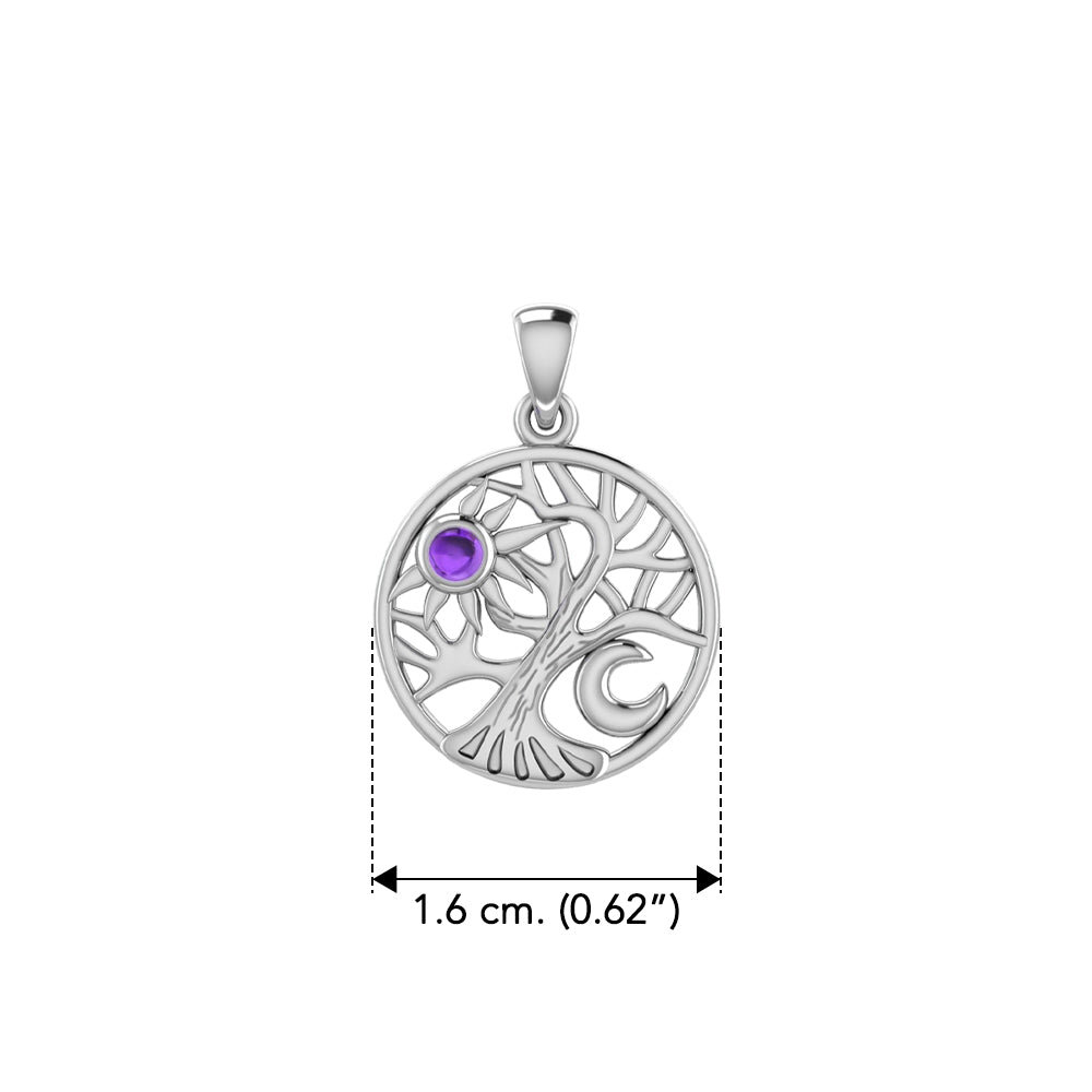 A beautiful surprise in the Tree of Life ~ Sterling Silver Pendant TPD4292