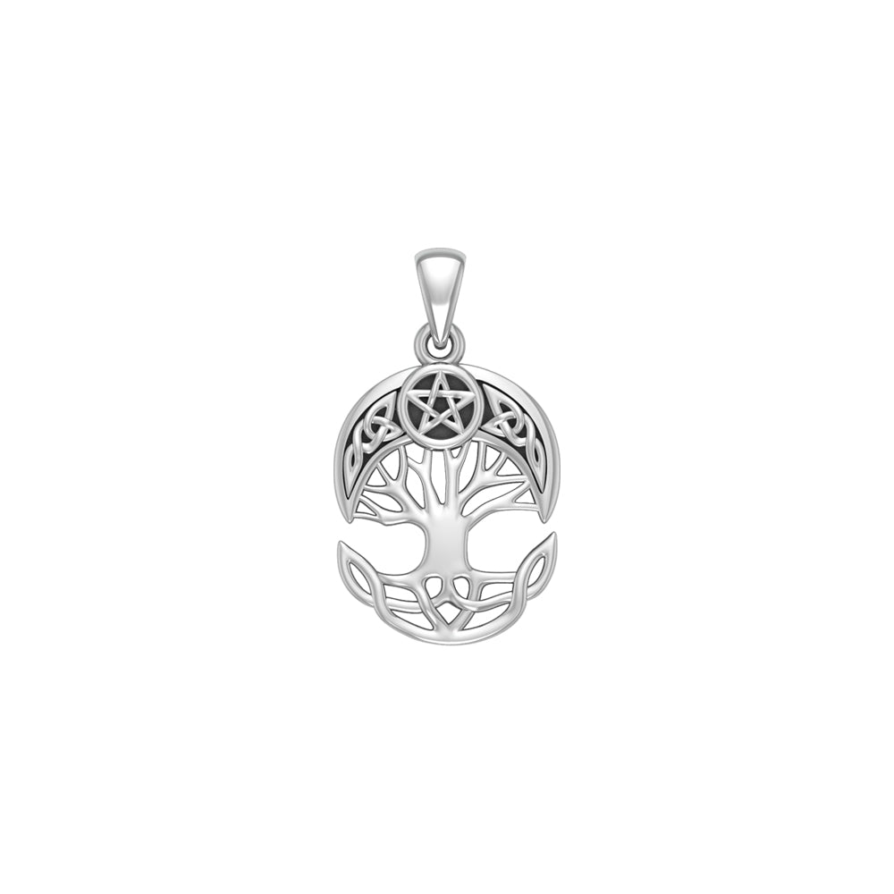 Celtic Knot Moon The Star Tree of Life Pendant TPD4293