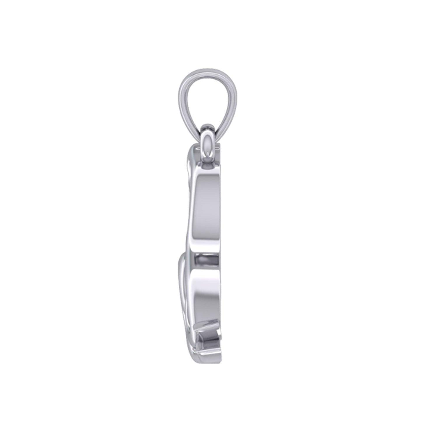 Hollow Walrus Silver Pendant TPD6035 - peterstone.dropshipping