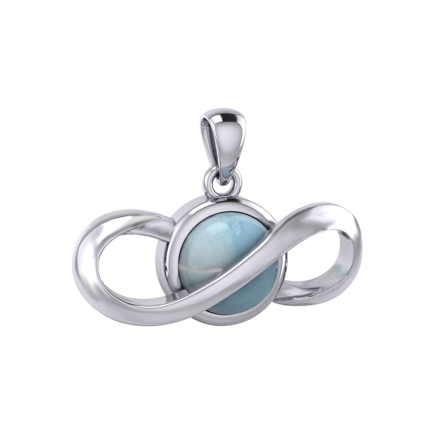 Peter Stone Eternal Silver Pendant with Gemstone TPD6175 - peterstone.dropshipping