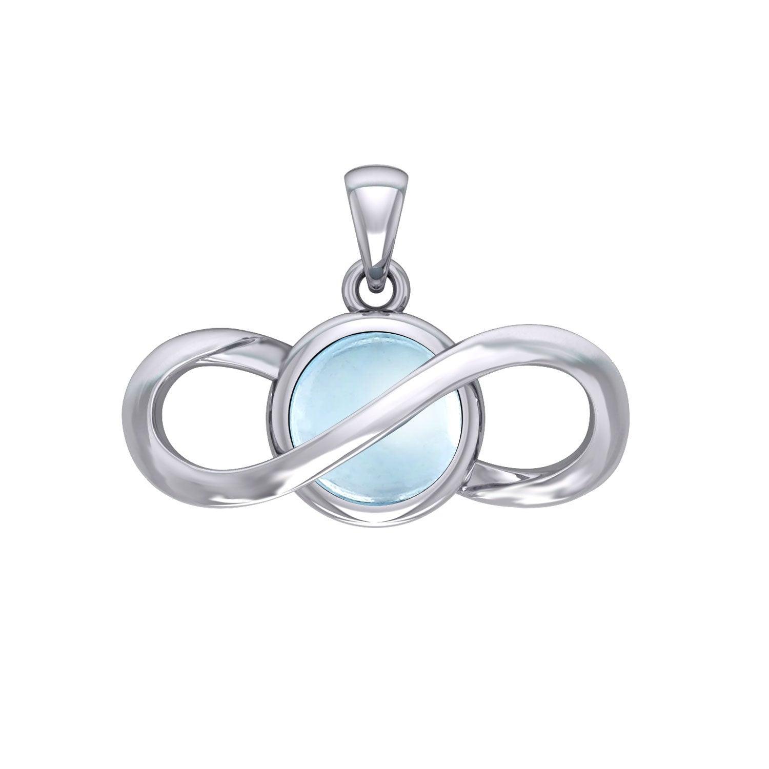 Peter Stone Eternal Silver Pendant with Gemstone TPD6175 - peterstone.dropshipping