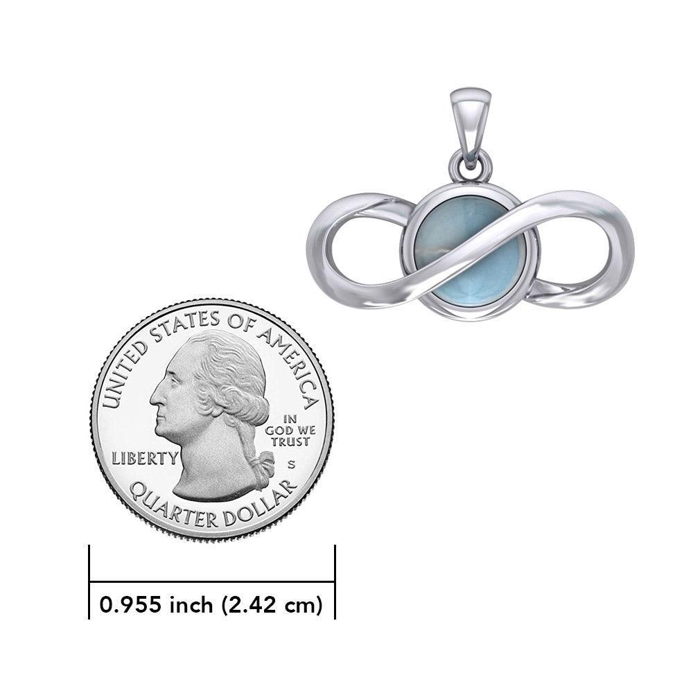 Peter Stone Eternal Silver Pendant with Gemstone TPD6175 - peterstone.dropshipping