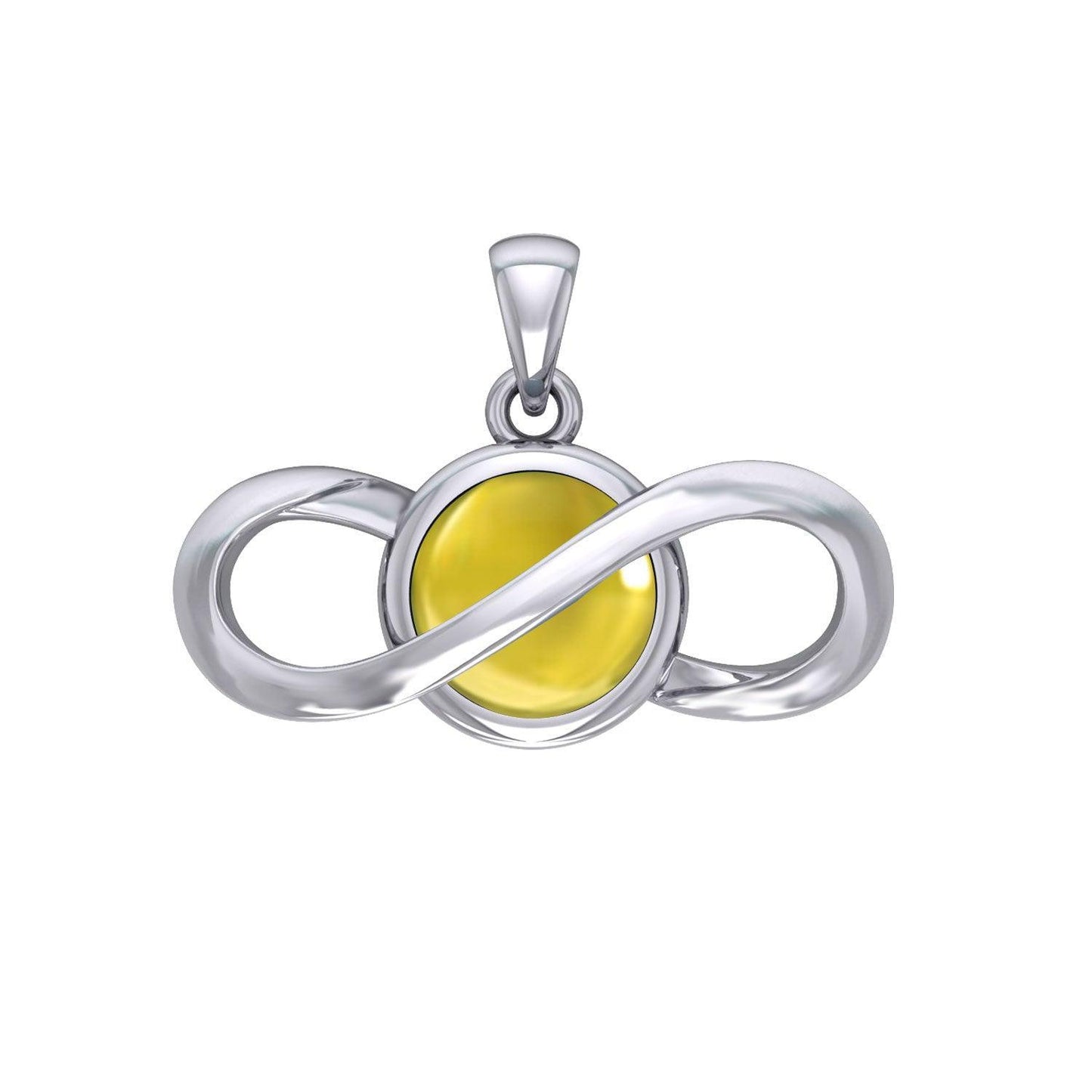 Peter Stone Eternal Silver Pendant with Gemstone TPD6175 - peterstone.dropshipping