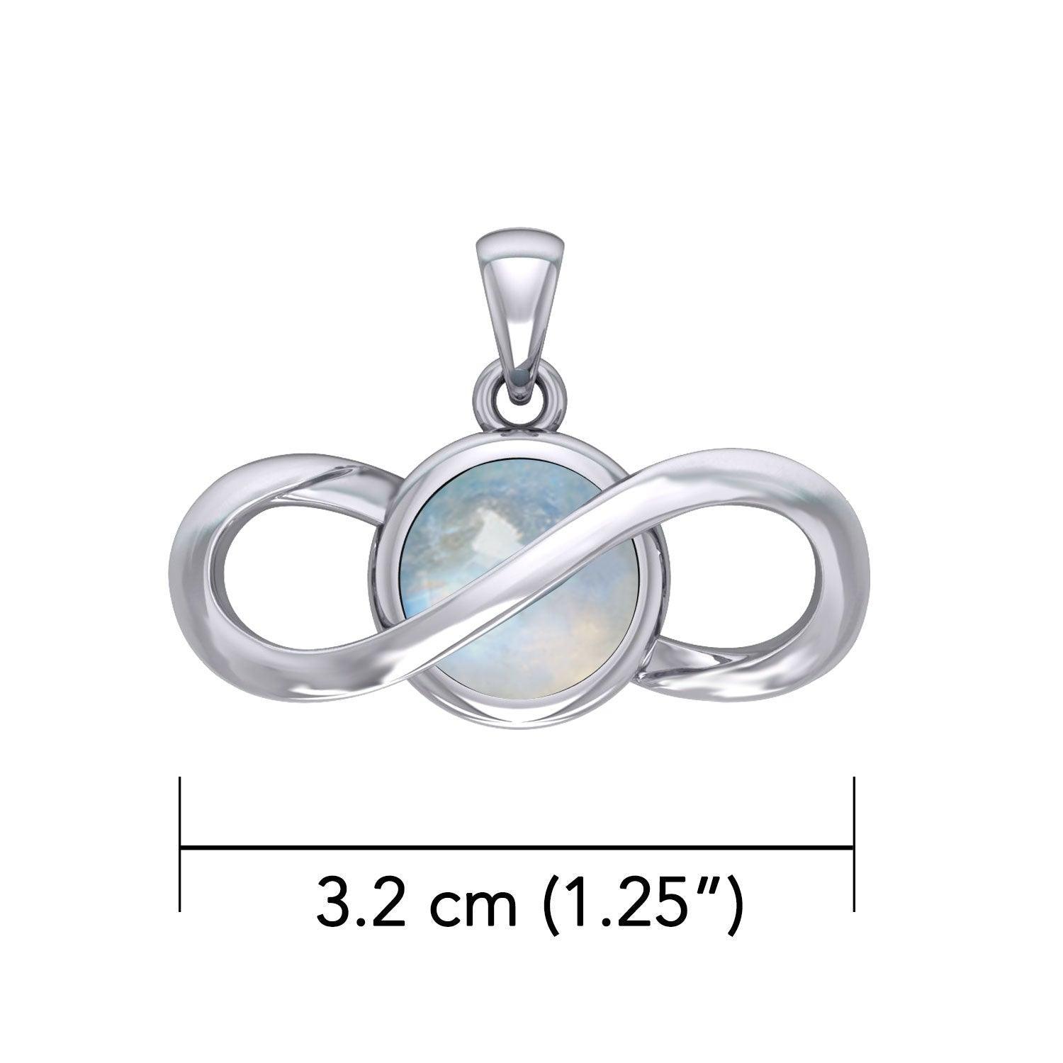 Peter Stone Eternal Silver Pendant with Gemstone TPD6175 - peterstone.dropshipping