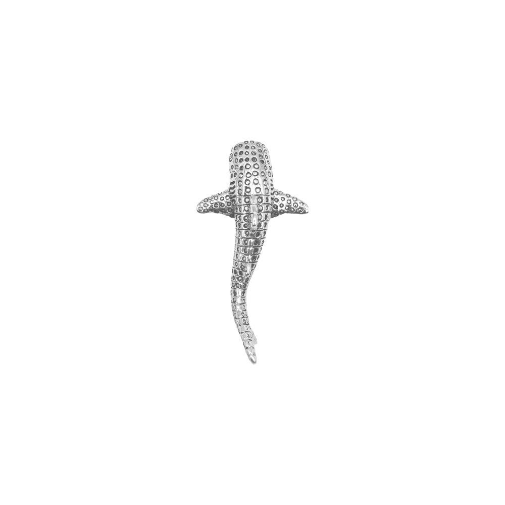 Whale Shark Sterling Silver Hidden Bale Pendant by DiveSilver TPD6296