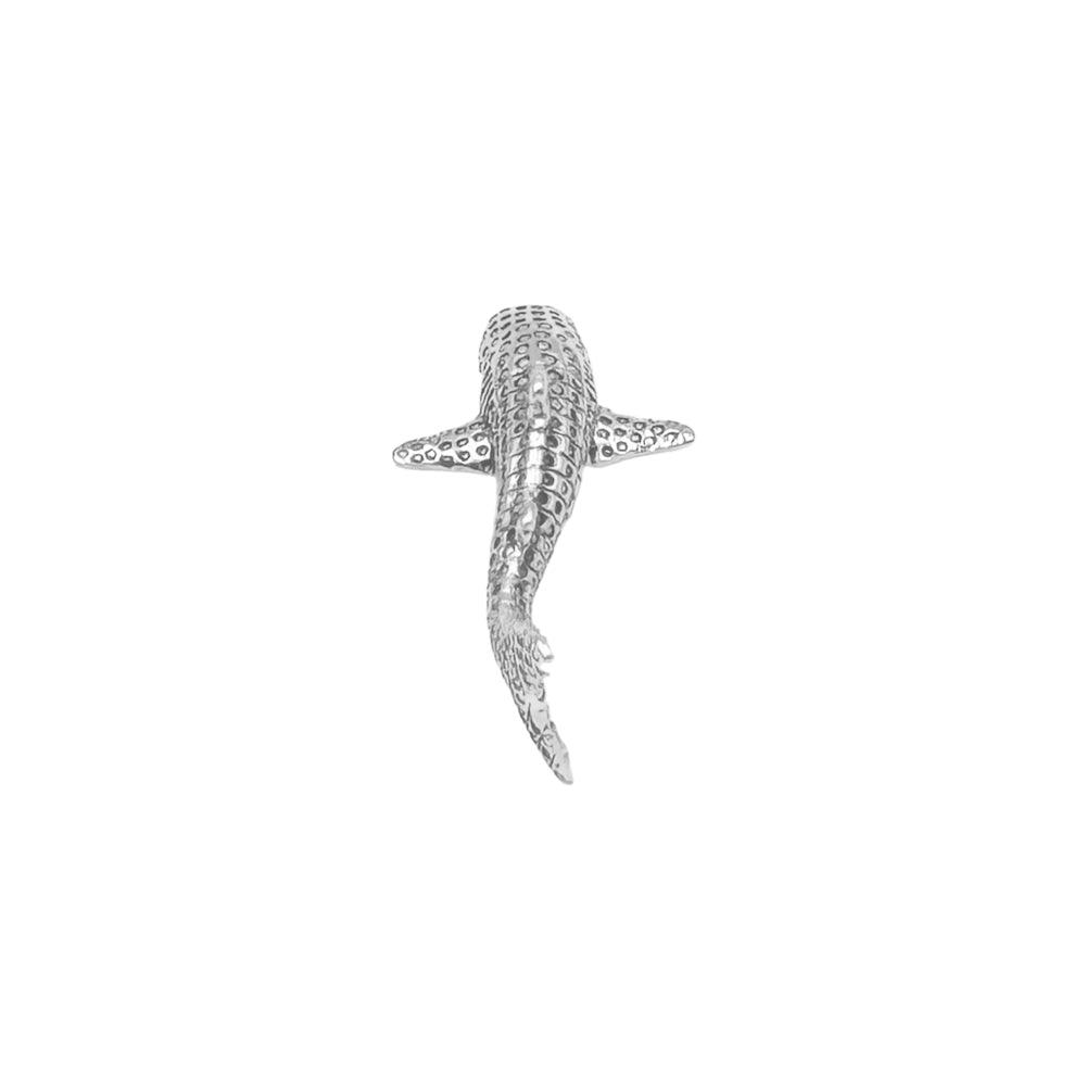 Whale Shark Sterling Silver Hidden Bale Pendant by DiveSilver TPD6296