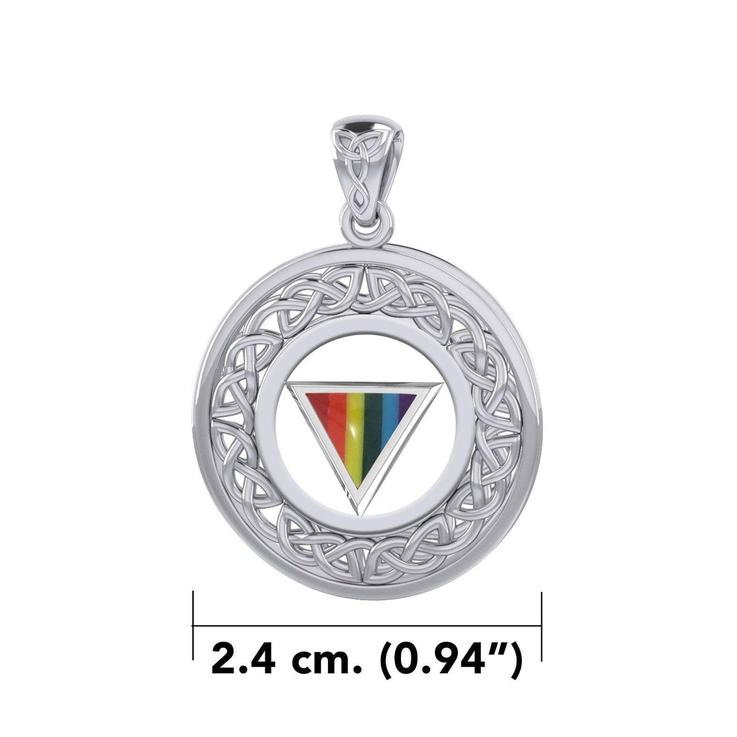 Celtic Knot LGBTQ Pride Pendant TPD729 - peterstone.dropshipping