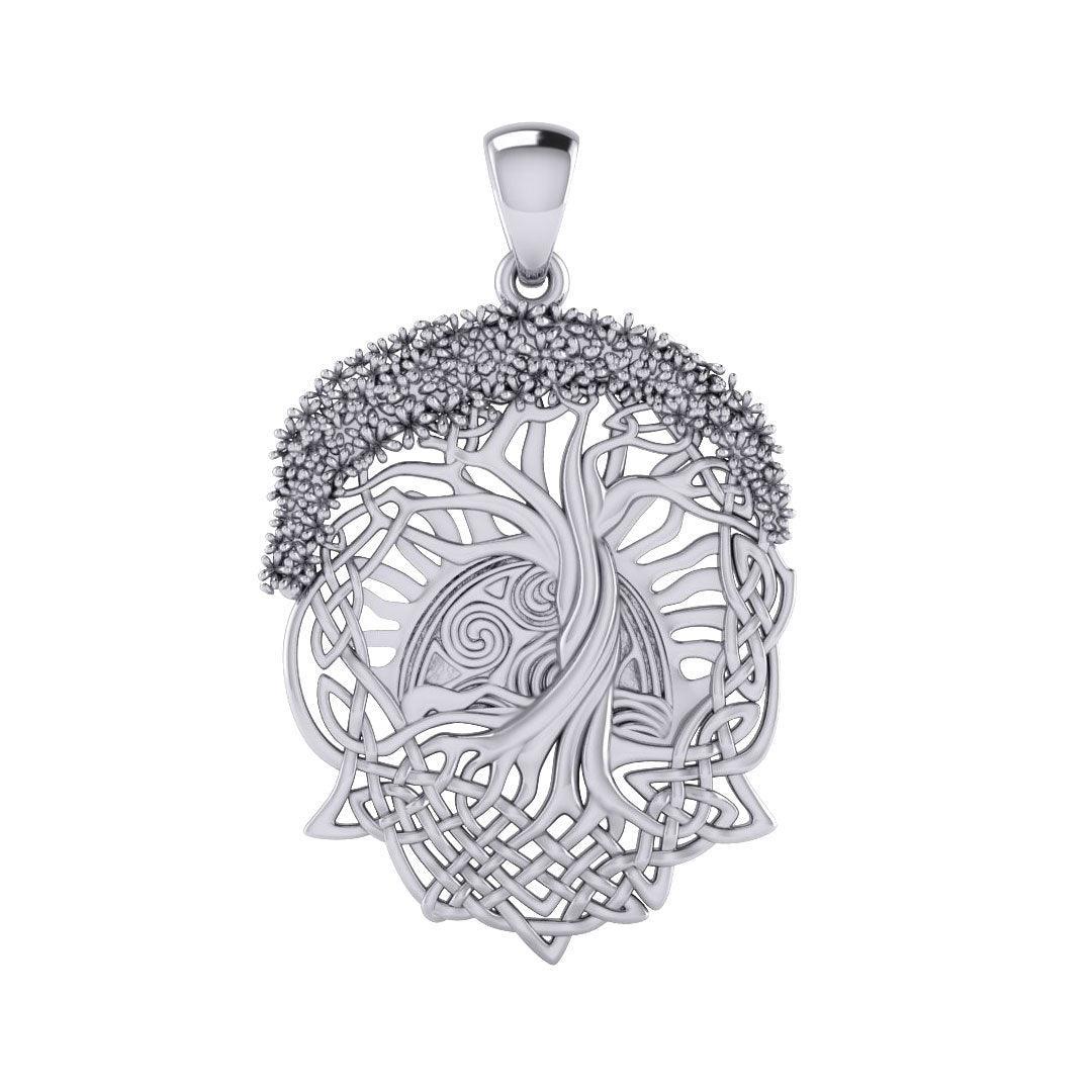 Admiration towards the Tree of Life creation ~ Sterling Silver Jewelry Pendant TPD974 - peterstone.dropshipping