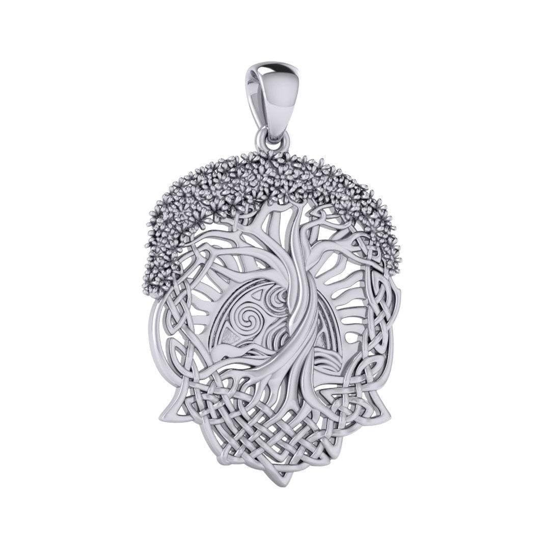 Admiration towards the Tree of Life creation ~ Sterling Silver Jewelry Pendant TPD974 - peterstone.dropshipping