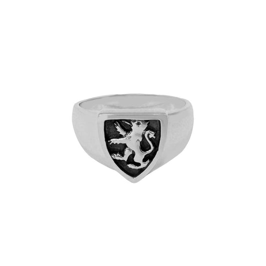 Silver Lion Signet Ring TR1819