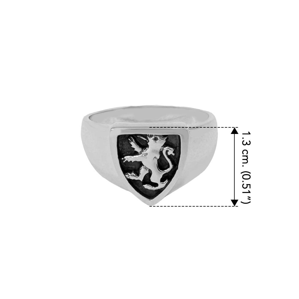 Silver Lion Signet Ring TR1819