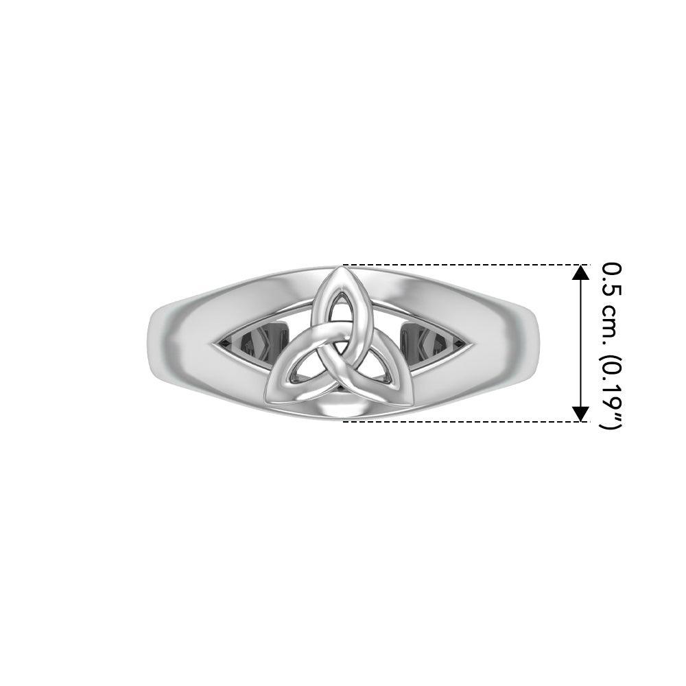 Celtic Triquetra Knot Sterling Silver Toe Ring TR3719 - peterstone.dropshipping