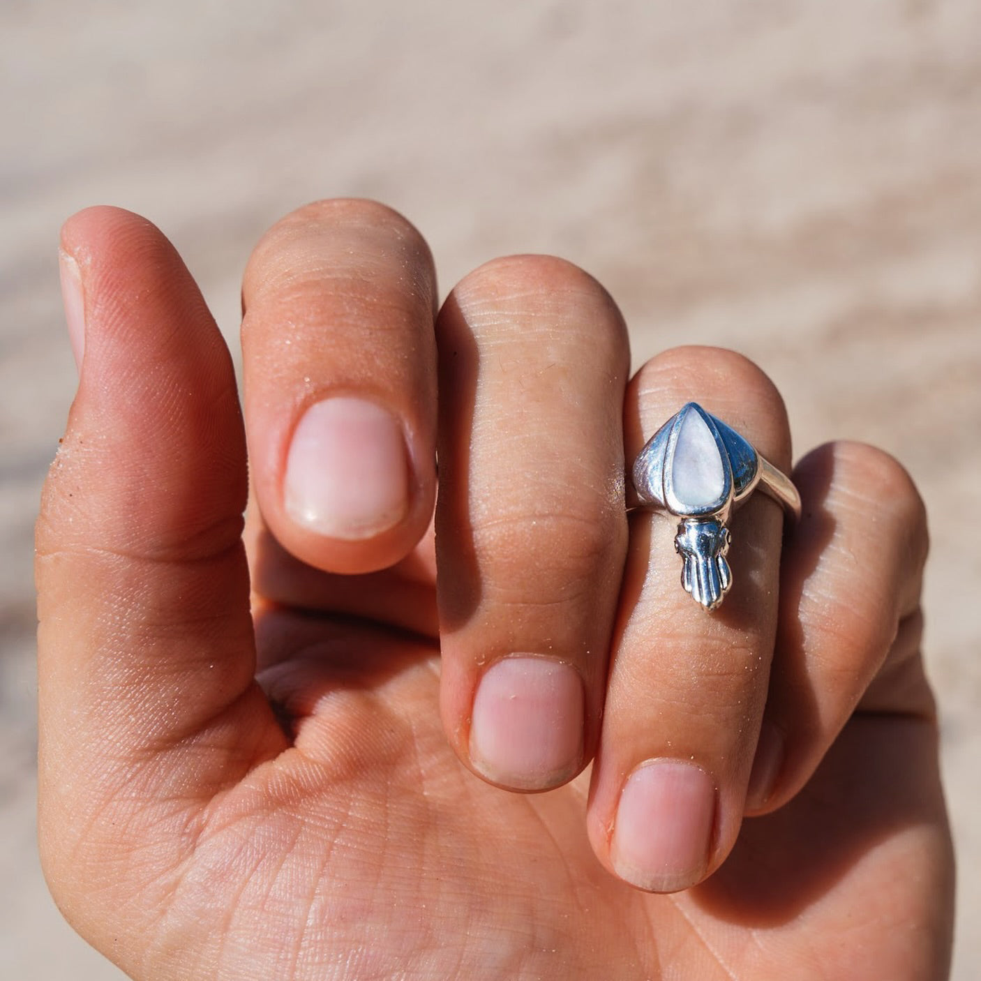 Squid Sterling Silver Ring TRI1231