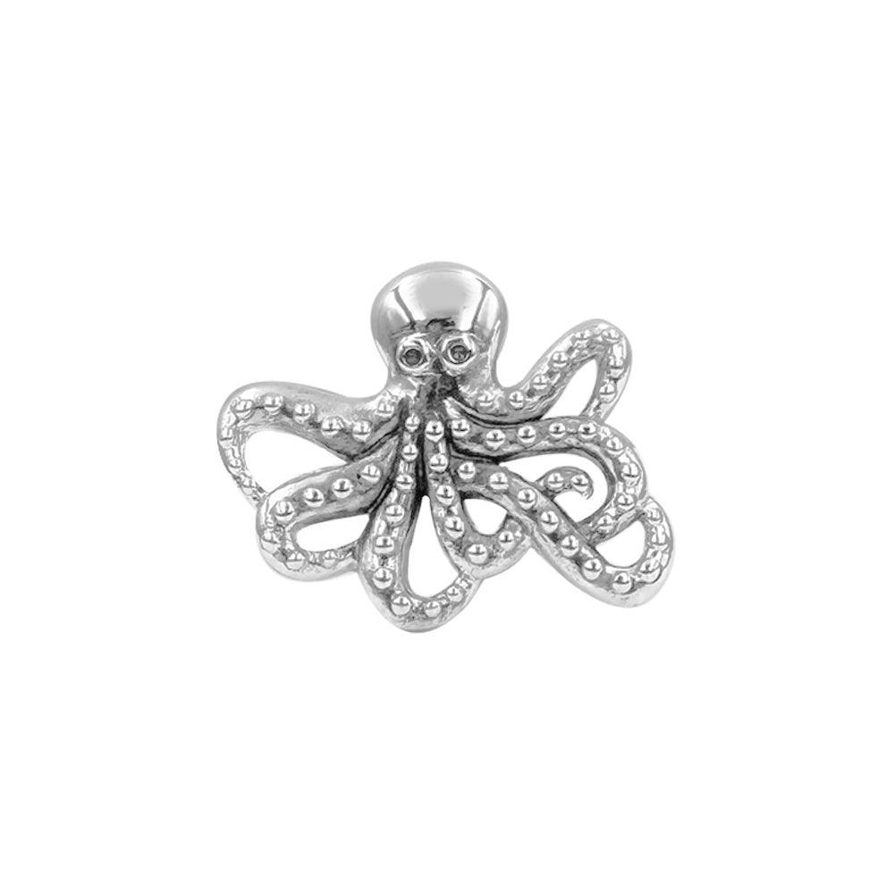 Lovely Octopus Sterling Silver Ring - peterstone.dropshipping