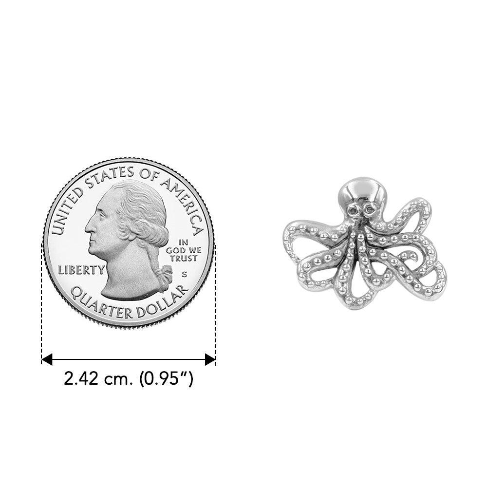 Lovely Octopus Sterling Silver Ring - peterstone.dropshipping