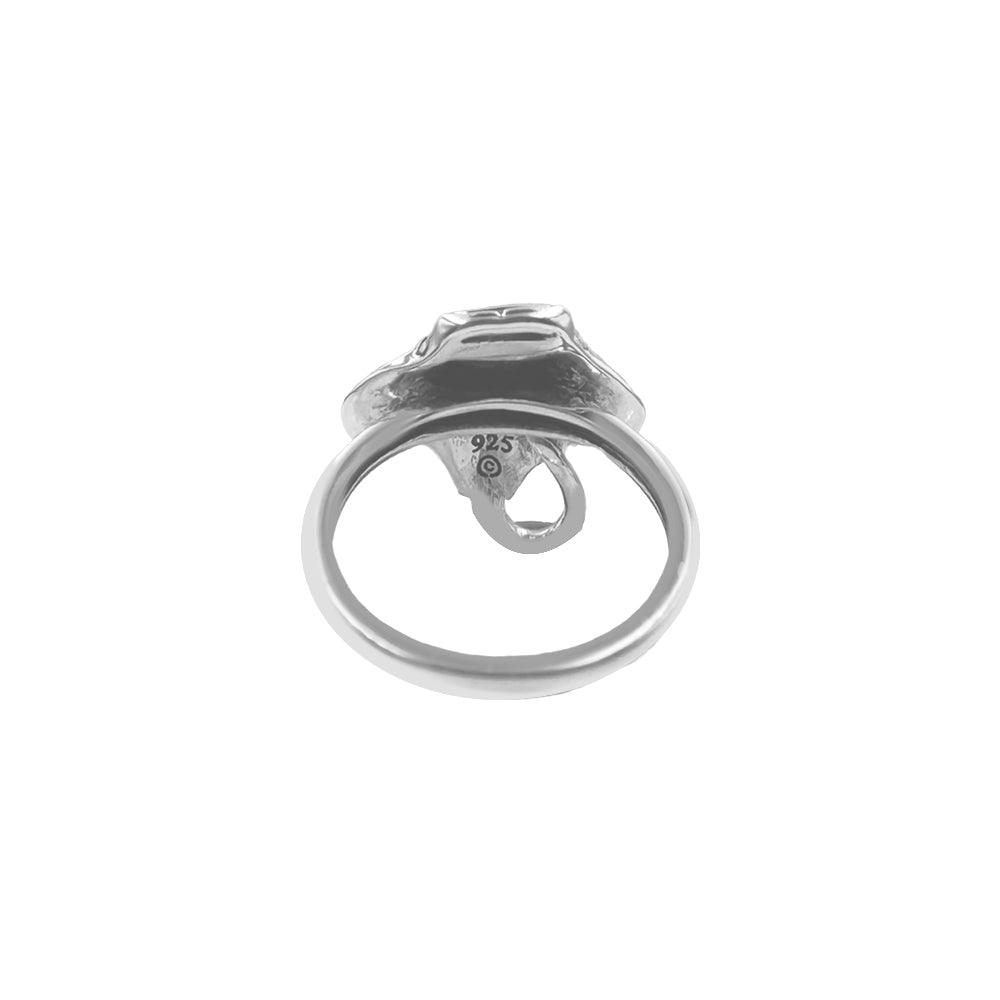 Single Manta Ray Sterling Silver Ring by DiveSilver TRI2500