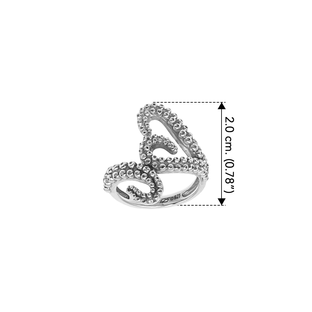 Tentacle Sterling Silver Ring TRI2521