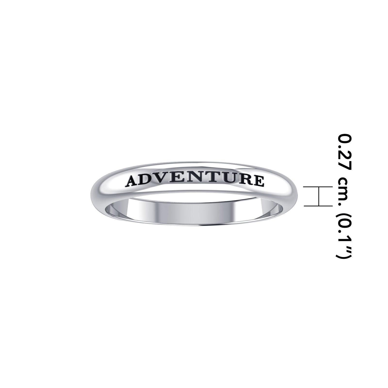 ADVENTURE Sterling Silver Ring TRI617 - peterstone.dropshipping