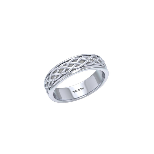 Celtic Spinner Band Ring TRI769