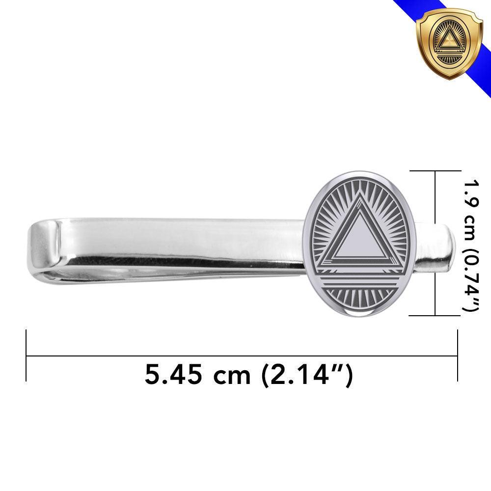 System Energy Symbol Silver Tie Bars TTT068 - peterstone.dropshipping