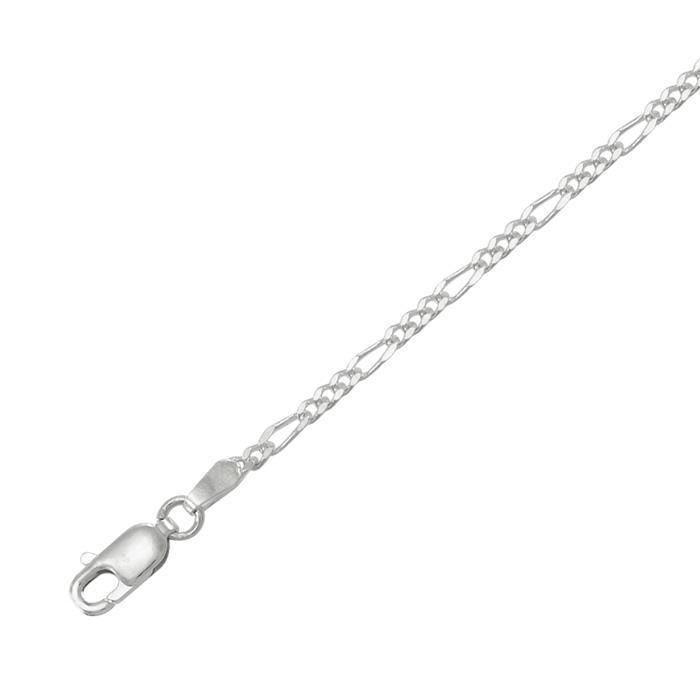 Figaro Sterling Silver Chain CH2359