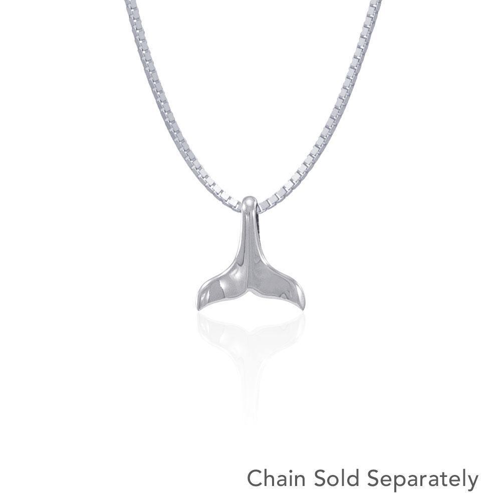 Small Whale Tail Silver Pendant JP009 Pendant