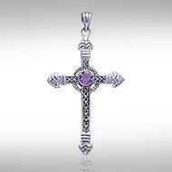 Celtic Cross Silver & Marcasite Pendant JP030 Pendant