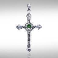 Celtic Cross Silver & Marcasite Pendant JP030 Pendant