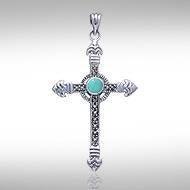 Celtic Cross Silver & Marcasite Pendant JP030 Pendant