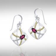 Contemporary Rope Design Earrings MER1254 Earrings