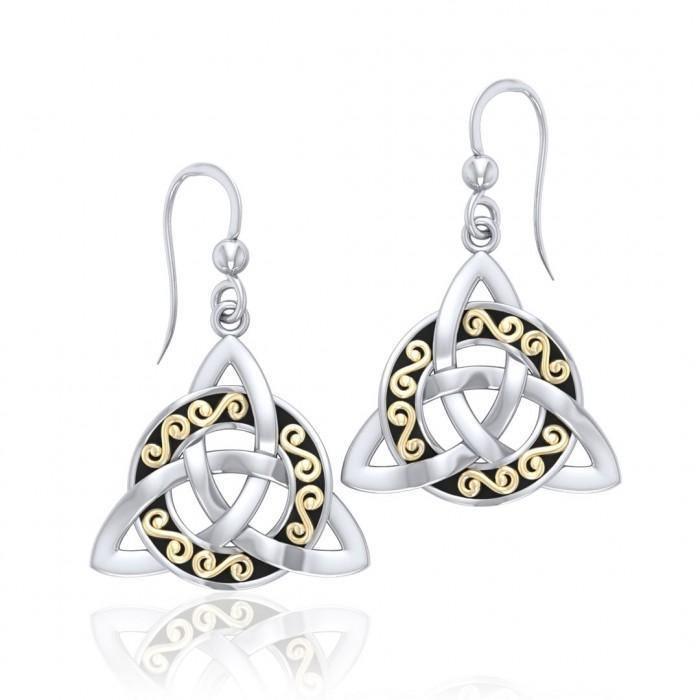 Celtic Trinity Knot Earrings MER708