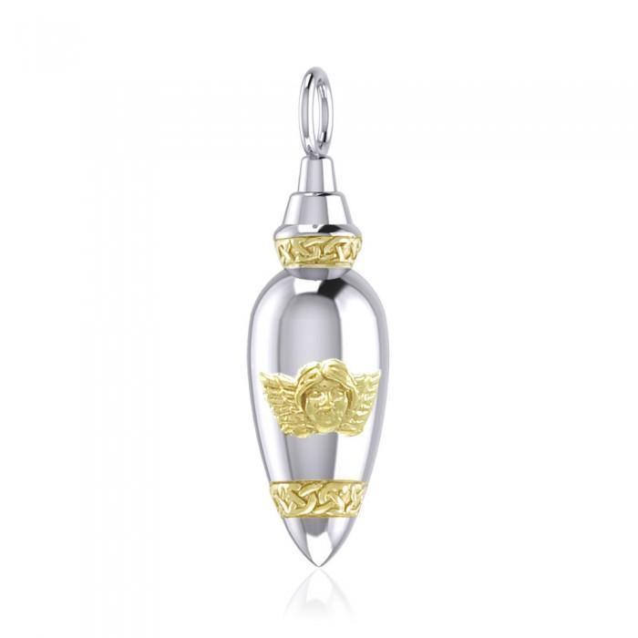 Celtic Angel Bottle Pendant MPD4062