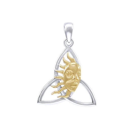 Celtic Sun Triquetra Pendant MPD4303