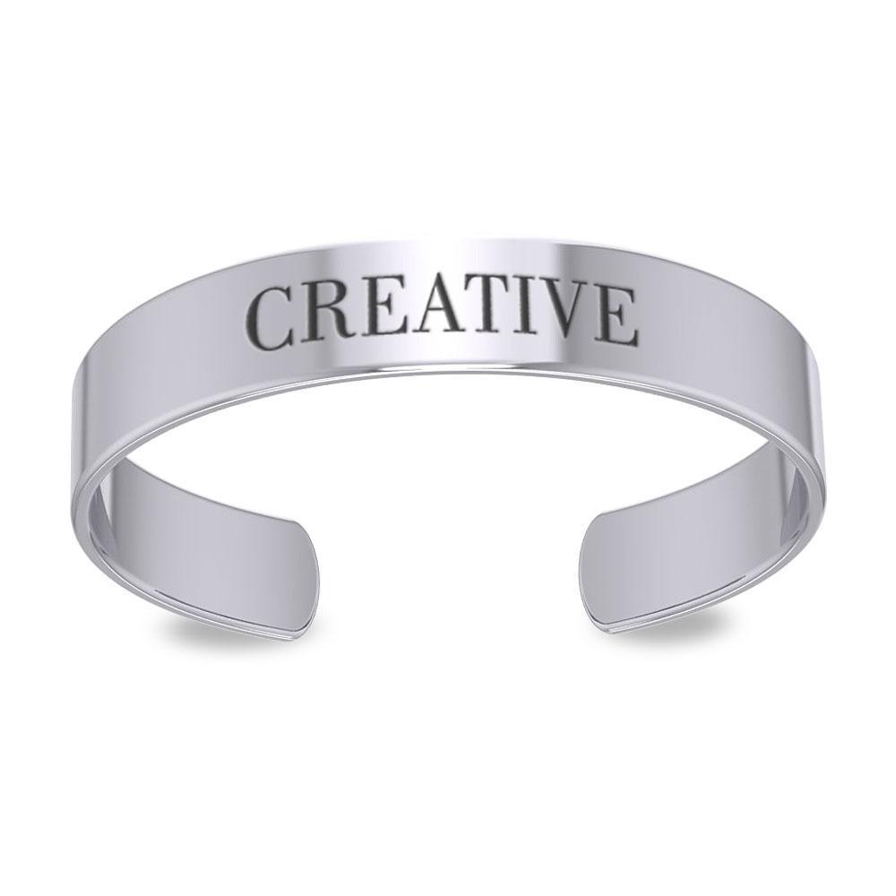 Success Generator Cuff Bracelet in Fine Sterling Silver TBA193 Bangle